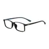 Gafas de Cara Grande de 59 MM para Hombre, Montura Ancha, Montura Completa Cuadrada Negra Tr, Gafas de Prescripción, Venta al por Mayor Danyang