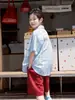 Camisa fina xadrez listrada estilo coreano para meninos 2026 verão nova panda redondo infantil média e grande cardigã moderna