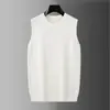 Nuevo Chaleco Suéter Sin Mangas para Hombre Otoño/Invierno 2026, Tejido de Cuello Redondo, Estilo Coreano, Chaleco Suéter para Hombre