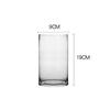 Florero recto moderno simple de vidrio transparente de alta calidad para el hogar, hidropónico, de aspecto elevado, decoración decorativa estilo ins
