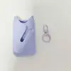 Estojo Protetor de Silicone Pronto de Fábrica, Garrafa Recarregável Portátil para Viagem, Estojo Protetor Anti-Queda Duas em Uma para Brilho Labial e Loção
