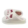 Pantuflas de algodón de dibujos animados para mujer, nuevo estilo otoño/invierno 2026, de suela gruesa, forradas de felpa, cálidas, para interiores, adecuadas para suelos del hogar