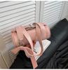 Bolsa de Almofada Casual Boston Transfronteiriça 2026 Nova Cor Sólida Bolsa de Ombro Único Transversal Grande Capacidade Bolsa de Mão Personalizada para Mulheres