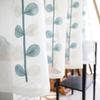 Cortina de Porta Meia Cortina Cortina de Armário Folha Bordada Fresca Cortina Divisória Cortina Feia Cortina Curta Simples Versátil Máquina de Lavar Roupa Cozinha Novo Produto