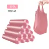Bolsas de Basura Engrosadas con Asas, Tamaño Grande, Uso Doméstico, Material Nuevo, Perforadas, Bolsas de Basura Desechables, Artículos de Primera Necesidad, Venta al por Mayor desde el Fabricante