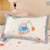 Funda de almohada infantil de seda de hielo de dibujos animados clase A individual 30X50 Verano 2026 Nuevo modelo Refrigerante Funda para núcleo de almohada de seda de hielo