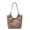 Bolsa Tote Retrô Estilo Coreano Venda Quente Comércio Exterior Bolsa de Pelúcia Camurça Nova Superfície Macia Bolsa de Ombro Único para o Dia a Dia Bolsa de Axila Atacado