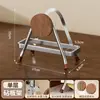 En stock, disponible para dropshippingEstante para tablas de cortar estilo vintage, estante de almacenamiento para encimera de cocina, soporte para tapas de ollas, estante para tablas de cortar