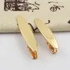 Pinza de pato ovalada lisa estilo coreano pinza para el pelo pinza de tiburón para el pelo pinza floral lateral para flequillo accesorios para el cabello hechos a mano