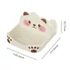 Suporte para tampas de panela em formato de urso de desenho animado, suporte para espátulas de bancada, organizador de armazenamento de tampas de panela e tábuas de corte para bancada de cozinha para uso doméstico