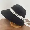 Sombrero de Sol de Encaje de Lunares de Nuevo Estilo para Primavera y Verano con Ala Ancha, Ala Plegable, Correa de Atar, Sombrero de Protección Solar para Viajes para Mujer
