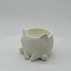 Novo produto transfronteiriço: Vaso de flores pequeno fofo em formato de gato, impresso em 3D, para decoração de jardim e vaso de suculentas para mesa de escritório