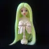 Peluca para Muñeca BJD 346 Puntos Cabello para Muñeca BJD para Muñeca Niña Oso, Cabello Largo Recto Sedoso Suave con Raya en Medio, Venta al por Mayor desde el Fabricante