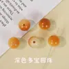 Jade Branco Natural Raiz de Bodhi Carvão Torrado Garra de Gato Contas Soltas Acessórios Colar Pulseira Feito à Mão DIY Dedo Envolto em Argolas Macias para Meninas