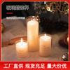 Atmosfera de Dia dos Namorados Jantar à Luz de Velas Copo de Cera Banquete de Aniversário Casamento Romântico Hotel Copo de Aromaterapia Copo Castiçal de Vidro
