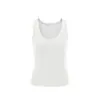 Top Regata Tai Le Xing Sports com Costela de Alta Elasticidade e Decote em U, Novo Produto 2026, Camiseta Básica Casual Sem Mangas de Alta Elasticidade e Caimento Justo.