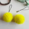 Pelota de Piel Sintética de Visón Mejorada 5cm Hecha a Mano para Accesorios de Cabello, Colgantes para Teléfono Móvil, Ropa, Zapatos, Sombreros, Joyería y Accesorios en Stock