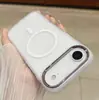 Nueva Funda para Teléfono Móvil Iphone17Promax con Succión Magnética Esmerilada al Tacto de la Piel Adecuada para Apple 16E con Anillo de Lente Electrochapado