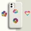50 pegatinas de explosión con efecto tie-dye de arcoíris, grafiti, funda para móvil, equipaje, guitarra, decoración para taza de agua, pegatinas impermeables