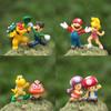 8 Super Mario Edición Vida DIY Más Fácil para Figura de Partido Micro Paisaje Jardinería Suculenta Paisajismo Muñecos