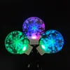 Colgante luminoso de copo de nieve LED Etiqueta luminosa de Navidad Acrílico luminoso Colgante Regalo de Navidad luminoso
