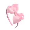 Diadema para niños de 4 pulgadas europea y americana, accesorios para el cabello, lazo fruncido, banda hecha a mano, diadema, nuevo, venta al por mayor 675