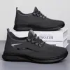 Sapatos Masculinos, Sapatos Casuais de Tamanho Grande para Venda Transfronteiriça, Sapatos Simples de Cano Baixo e Leves, Sapatos de Malha Confortáveis com Solado Macio, Sapatos Esportivos Versáteis