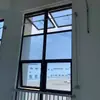 Abridor de janela operado por manivela com dispositivo de exaustão de fumaça e fogo por articulação multiponto abertura alta de janela caixilho de janela janela de abrir e tombar abridor