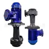 Tanque de Suministro Bomba Química Externa 7.5Kw Vertical Galvanoplastia Aguas Residuales Sumergible Plástico Acero Inoxidable Eje Extendido Bomba de Aguas Residuales