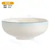 Juego de Mesa de Hotel de Cuatro Piezas: Taza de té, Platillo de porcelana de hueso, Bol para arroz, Vajilla de cerámica, Bol, Plato, Cuchara, Restaurante de estilo chino