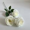 3 Ramos de Rosas Austin, Arreglos para Boda, Muebles para el Hogar, Rosas para Tomar Fotos, Accesorios de Flores Falsas, Ramos Simulados
