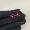 Nuevos Pendientes de Gota de Flor Hw Hairei para Mujer, Flor Nomeolvides de Diamante Blanco Estilo Versátil Pendientes Sencillos, Venta Directa del Fabricante