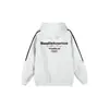Sudadera con capucha de moda estilo americano con estampado de letras de espuma para hombre y mujer, Marca de moda Otoño e Invierno, Chaqueta resistente de corte holgado para parejas