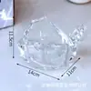 Atacado do Fabricante Estilo Nórdico Ins Pote de Doces de Vidro Cristalino Cisne, Fruteira Decorativa para Sala de Estar, Ornamento de Presente de Casamento