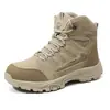 Zapatos de Protección Laboral Escudo Azul Transfronterizo, Antiaplastastamiento, Antipenetración, Resistentes al Desgaste, con Puntera de Acero, de Caña Alta, Repelentes al Agua, Calzado de Seguridad para el Trabajo