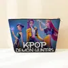 Bolsa de Armazenamento Impermeável Popular de Couro PU Transfronteiriça para Mulheres, Bolsa de Maquiagem Portátil, Bolsa de Armazenamento com Zíper, Pequena Necessaire