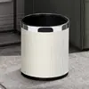 Lixeira para Uso Doméstico, Sala de Estar, Cozinha de Luxo Leve, Tamanho Grande, Quarto, Camada Dupla, Design Simples, Banheiro, Banheiro, Alto Valor Estético