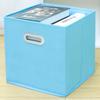 Caja de almacenamiento descubierta transfronteriza caja de almacenamiento de tela caja de almacenamiento cuadrada para armario ropa juguete caja plegable para acabado venta al por mayor