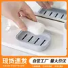 Caja de Jabón de Doble Capa con Tapa Plato de Jabón con Drenaje para Baño Portátil Creativo para Viaje Soporte para Jabón
