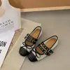 Zapatos Mary Jane con Lazo Estilo Minimalista 2026 Modelo Nuevo Boca Baja Doble Hebilla Estilo Ballet Moda Retro Zapatos Casuales