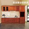 Gabinete integral de aleación de aluminio para toda la casa Foshan, muebles de aluminio, puerta de gabinete de cocina, gabinete de estufa de ensamblaje simple
