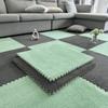 Alfombrillas Modernas Sencillas de Empalme para Sala de Estar y Dormitorio, Tapetes para Gateo de Bebés para el Hogar, Alfombrillas Cortables y Fáciles de Cuidar