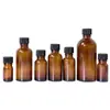 En Stock Botella de Aceite Esencial de 10 ml, Botella de Esencia de Vidrio Marrón, Botella Dispensadora Cosmética, Botella de Aceite Esencial de Vidrio de 30 ml con Tapa de Baquelita