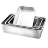 Atacado de fábrica comércio exterior animal de estimação aço inoxidável caixa de areia extra grande para gatos com alto anti-respingo vaso sanitário anti-respingo fácil