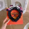 Sombreros de Halloween transfronterizos: Diadema de felpa de fantasma de calabaza, diseño versátil de nicho, disfraz de cosplay, accesorio para el cabello peculiar para mujeres