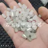 Cuentas sueltas de jade facetado verde Tianshan, jade de cuarcita con patrón verde tubo recto, columna recta, cuentas para accesorios de joyería de cilindro recto
