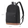 Mochila Elegante de Color Puro Personalizada Gran Capacidad Simple para Estudiante de Secundaria Moda Mochila para Computadora con USB