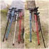 Equipo para Exteriores Suministros de Viaje Bastón de Trekking Bastón Bastón de Aluminio Aleación Cinco Secciones Telescópico Bastón para Ancianos Venta Directa