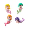 Nuevo producto transfronterizo: Mini figura de sirena de dibujos animados, adorno DIY para acuario, pequeño accesorio para salpicadero de coche