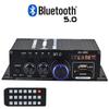AK380 Bluetooth para carro, áudio doméstico, amplificador de potência de 12V de alta potência, mini amplificador de potência compacto.